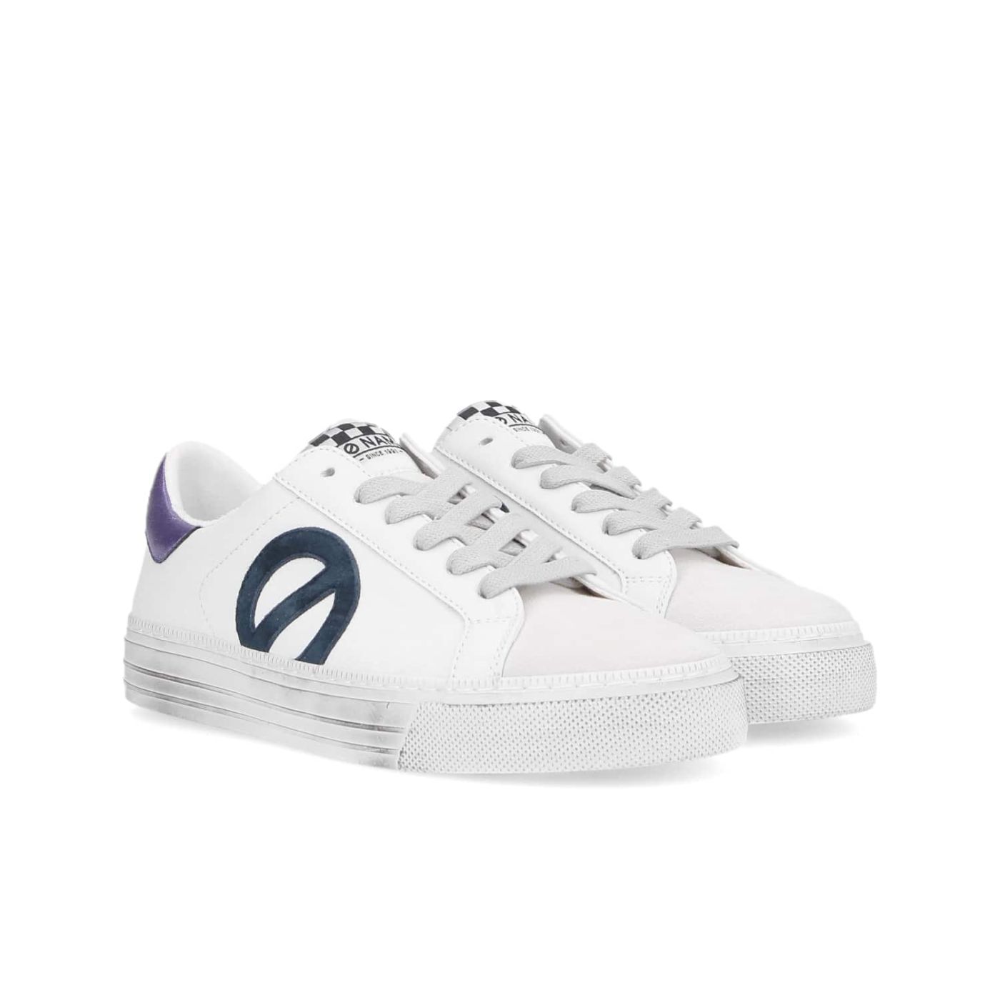 STRIKE SIDE - NAPPA/CRISTY - WHITE/PURPLE